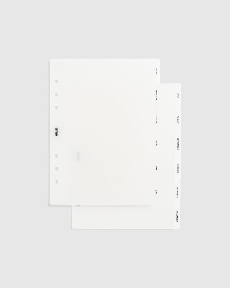 Metropolis Planner Divider Side Tab Monthly