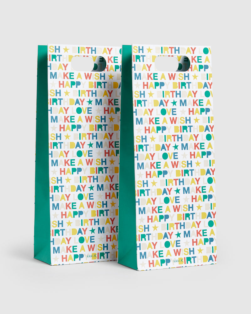 Celebrate Gift Bag Narrow 2pk