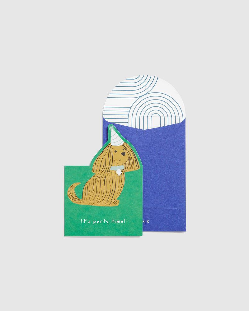 Greeting Card  Shaped  Birthday Dog