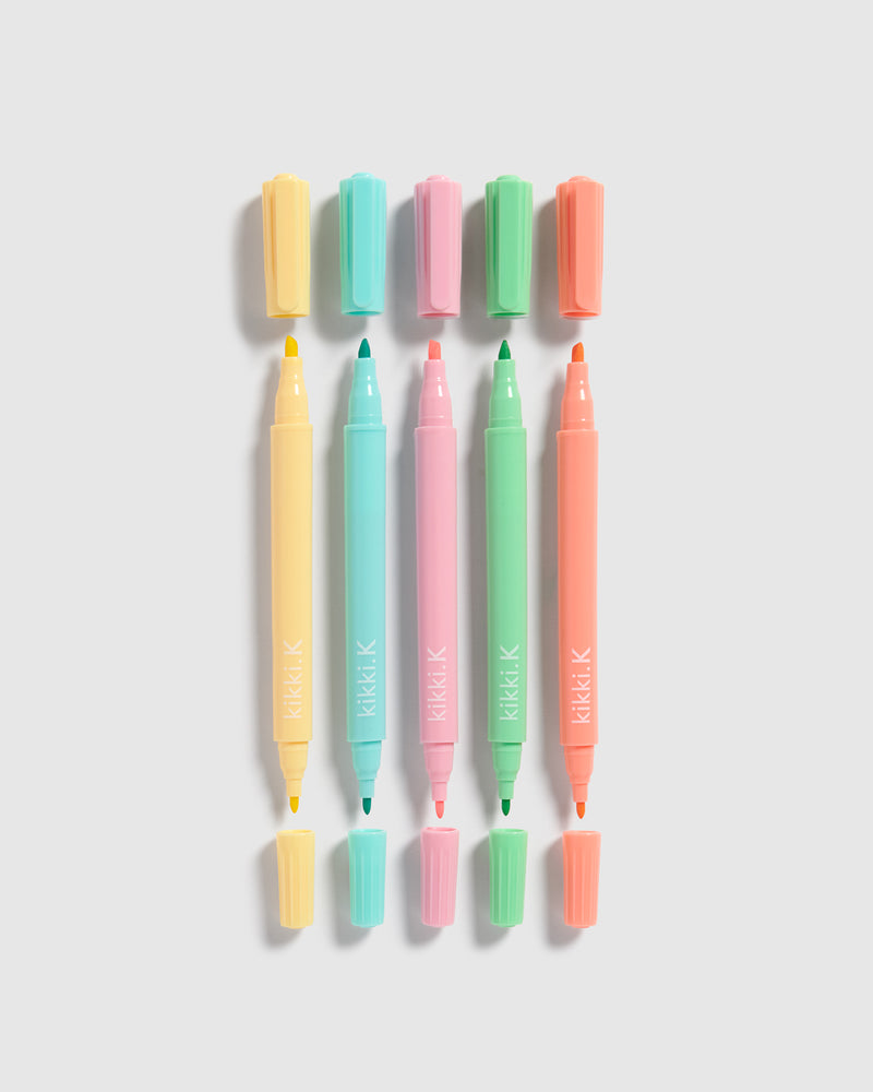 Dual-Tip Highlighter 5pk