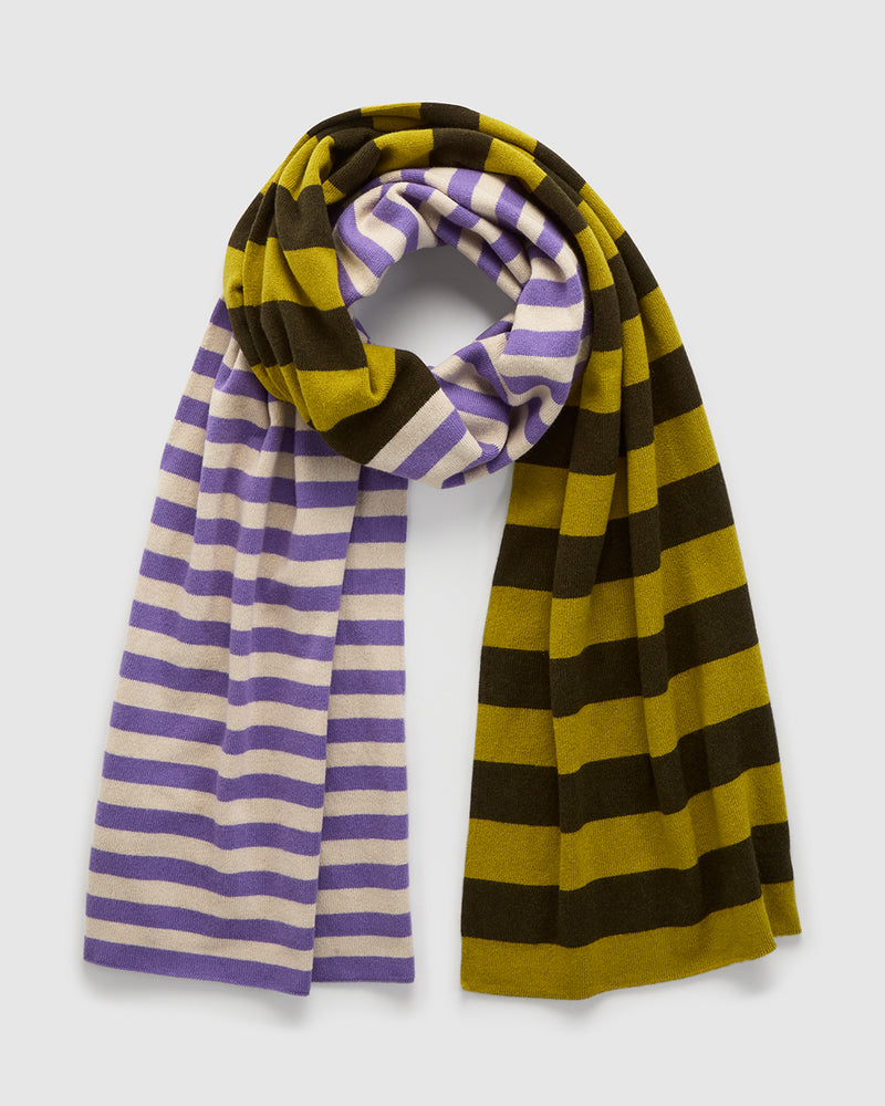 Knit Stripe Scarf