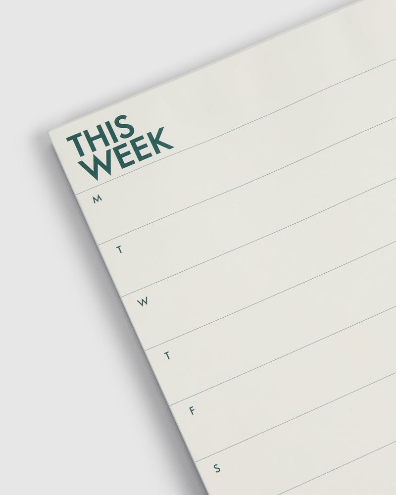 Weekly Planner Notepad