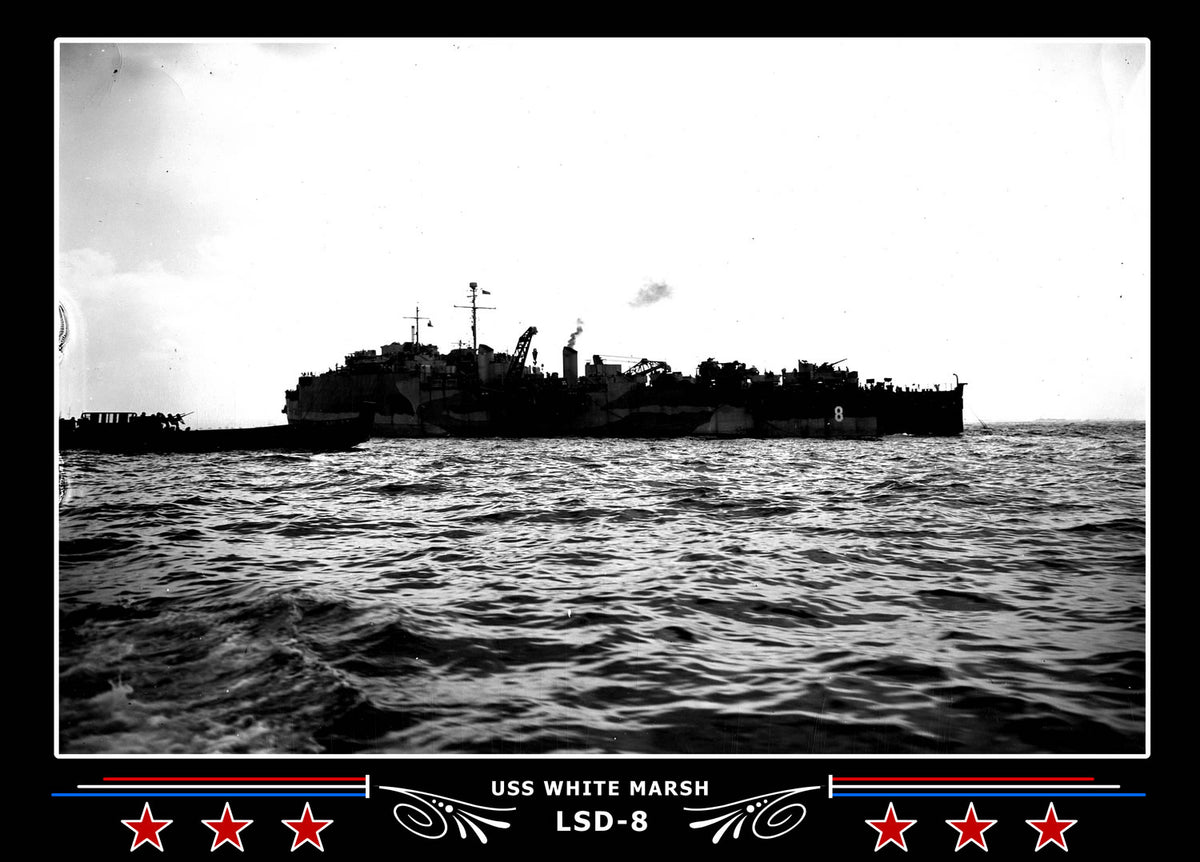 USS White Marsh LSD8 Canvas Photo Print Navy Emporium