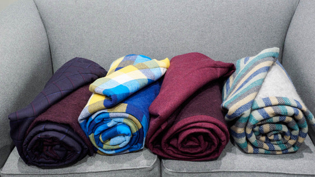 Making A Double Sided Cosy Woollen Throw