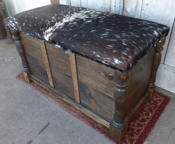 3 Ft Cowhide Trunk Yee Haw Ranch Outfitters