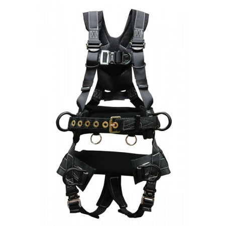 Elk River 68604 Pinnacle Polyester/Nylon Tower 6 D-Ring Harness with Quick-Connect Chest X-Large