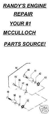 95361 STARTER PAWLS MCCULLOCH 605 610 650 655 690 3.7