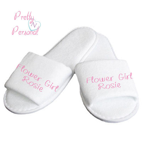 Childrens slippers - Flower girl 