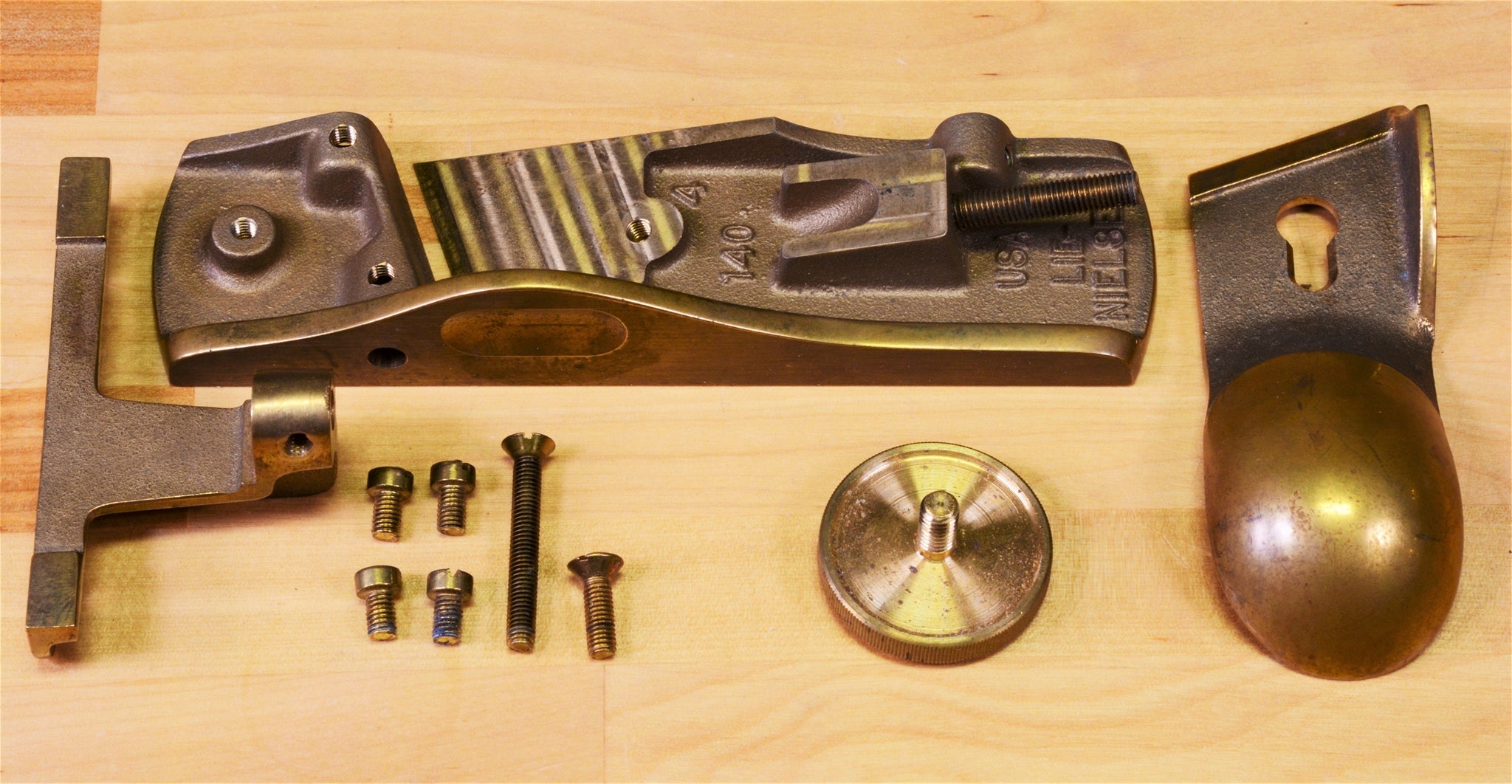 5 Bronze Plane Parts