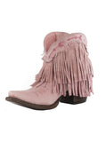 Spitfire Boots in Rose Pink