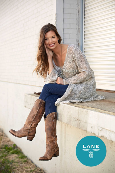 Plain Jane Cowboy Boot in Brown (by 