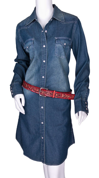 justice denim dress