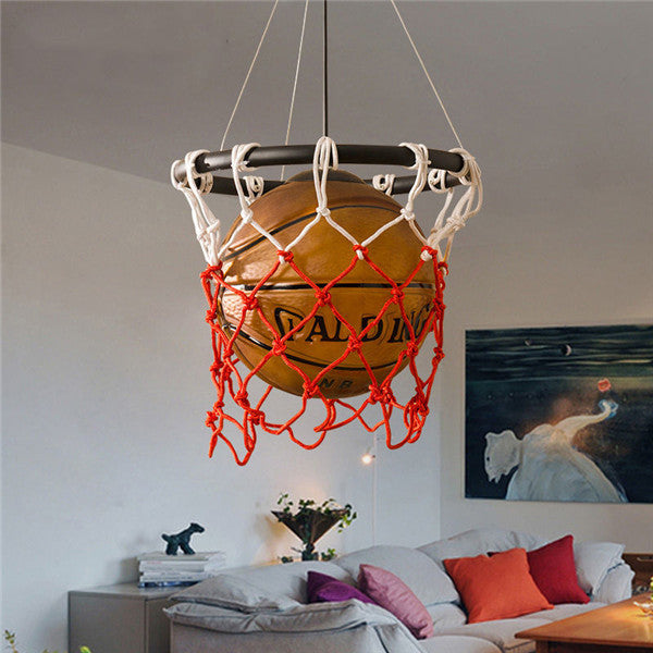 Vintage Basketball Pendant Light Pl488 Cheerhuzz