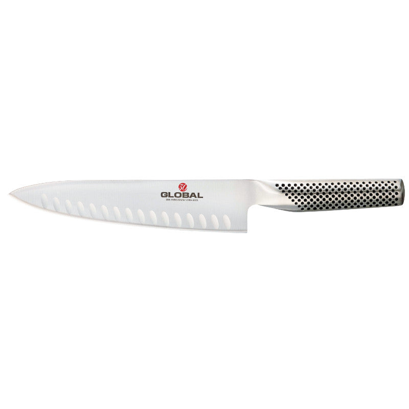 Global 8" Fluted Cook's Knife