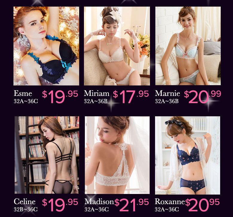 Bras as low as $17.95!