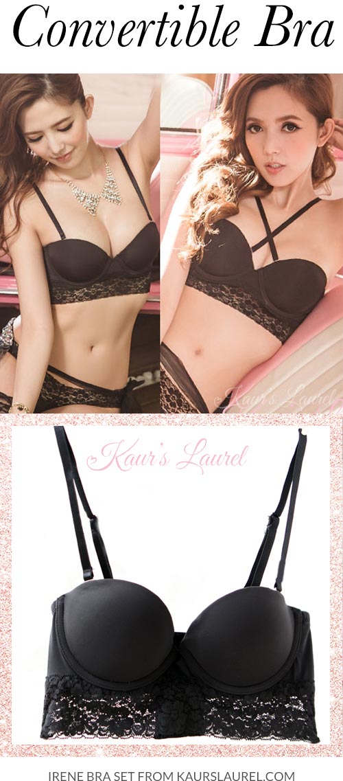 Convertible strap bra from Kaur's Laurel