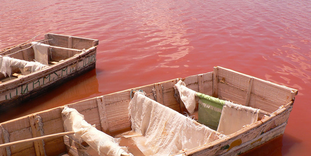 Lac Rose in Senegal