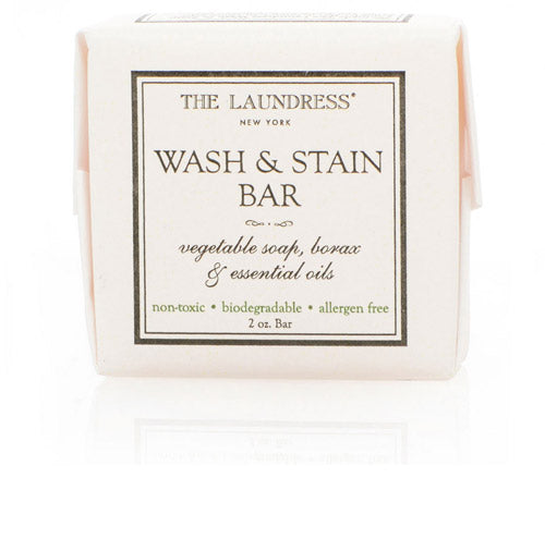 The Laundress Wash and Stain Bar - it's non toxic, biodegradable and allergen free. Our top pick for removing stains on lingerie