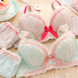 Asian lingerie is often chock full of frills, ribbons and ruffles.