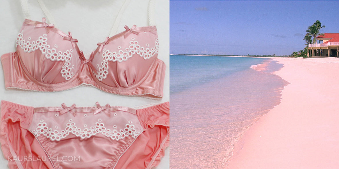Sora Bra and Panties || Pink Sand Beach