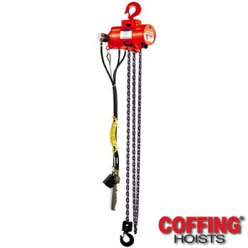 1 Ton CAH Hoist (10' Lift, 23 FPM, Top Hook)