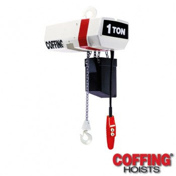 1/4 Ton EC Hoist (10' Lift, 16 FPM, Top Hook)