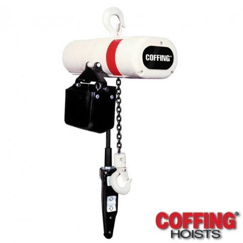 500 lbs SLC Hoist (10' Lift, 8 FPM, Top Hook)