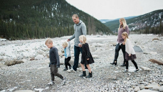 Cheyanne and her family in the great Canadian Outdoors