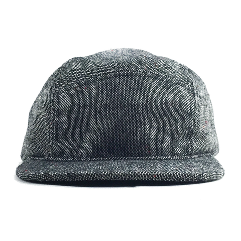 Dark Tweed Typography 5 Panel with Stash Pocket