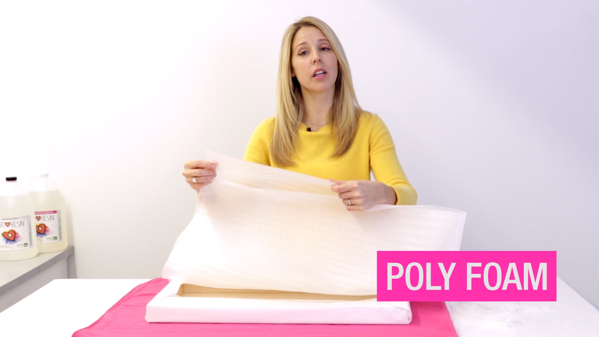 Best Way To Pack Resin Art - poly foam