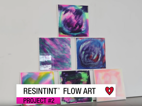 ResinTint Flow Art Panel
