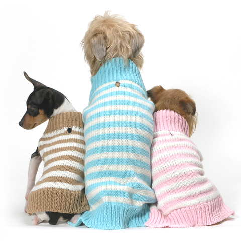 Candy Stripe Sweater, Blue, Size Large