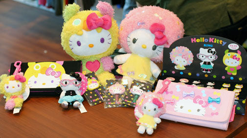 Hello Kitty Monster, Pink Fro & Glasses Girl Stuff – JapanLA