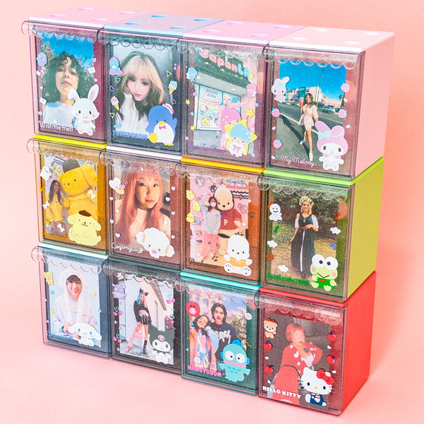 Acrylic Photocard Storage Containers Picture Box Picture Storage