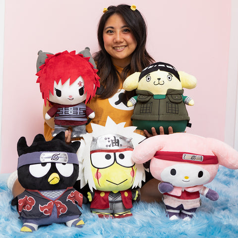 Naruto x Hello Kitty and Friends Kuromi as Gaara 13-Inch Medium Plush