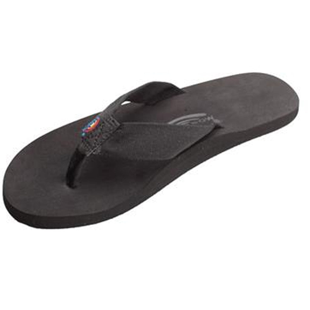 black flip flops with heel