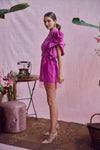 Flamingo Pink Pvc Dress