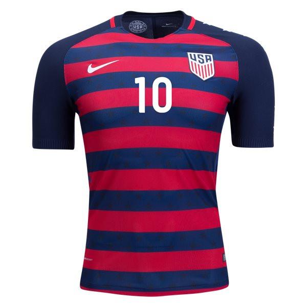 USA 2017 Gold Cup Jersey Pulisic #10 