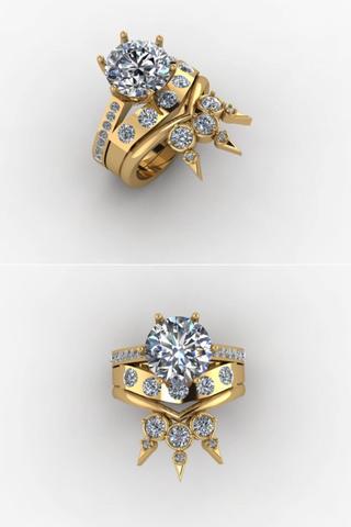 Custom Designed Ring Joseph Diamonds, Diamond Engagement Ring, Custom Engagement Ring