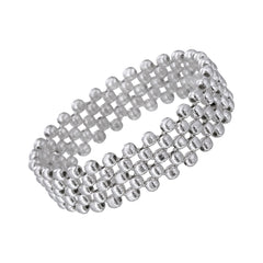 .950 Silver Ball Beads Bracelet