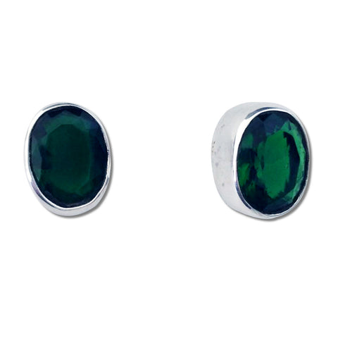 Oval CZ Earrings