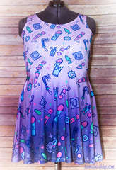 Sexy Time, Skater Skirt, Sex Toy Party, Plus Size, Dildo, Flogger, BDSM Gift, Kawaii, Penis, Pastel Goth Clothing