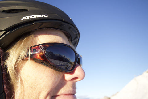 ski sunglasses with AirShield wind protection
