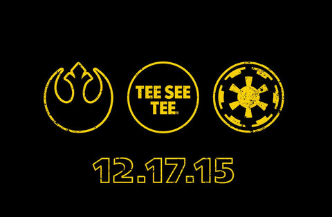 Star Wars: The Force Awakens Exclusive Premiere, only with the purchase of the t-shirt from Tee See Tee!