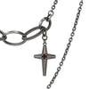 CROSS ELEMENTS - COMBINED NECKLACE WITH CROSS (Sterling Silver)