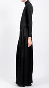 SANCTA MUERTE - MAXI SKIRT, IN BLACK