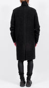 NOSTRA SANTISSIMA - WOOL COAT, IN BLACK