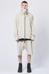 THOM KROM - OVERSIZED HOODED ZIP JACKET MSJ 628, IN SAND