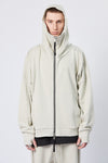 THOM KROM - OVERSIZED HOODED ZIP JACKET MSJ 628, IN SAND