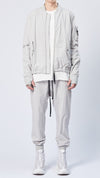 THOM KROM - BOMBER JACKET MSJ 633, IN SILVER